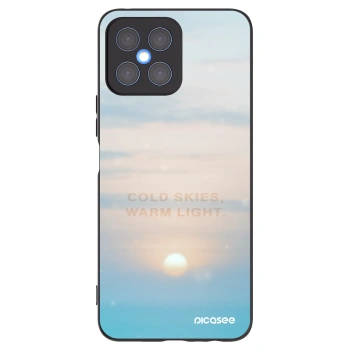 Picasee husă neagră din silicon pentru Honor X8 4G - COLD SKIES