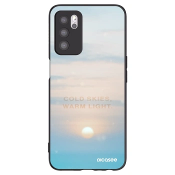 Picasee husă neagră din silicon pentru OPPO A16s - COLD SKIES