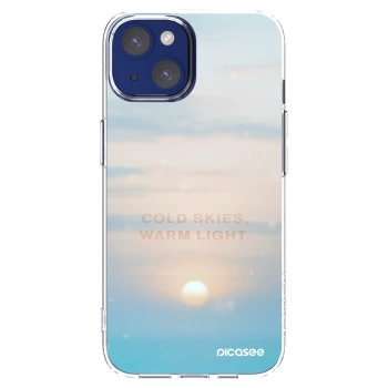 Picasee husă transparentă din silicon pentru Apple iPhone 14 - COLD SKIES