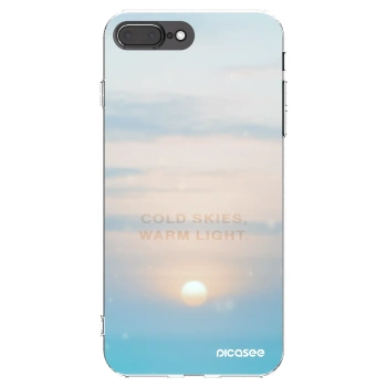 Picasee husă transparentă din silicon pentru Apple iPhone 8 Plus - COLD SKIES