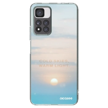 Picasee husă transparentă din silicon pentru Xiaomi Redmi Note 11 Pro+ 5G - COLD SKIES