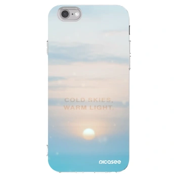 Picasee husă transparentă din silicon pentru Apple iPhone 6/6S - COLD SKIES