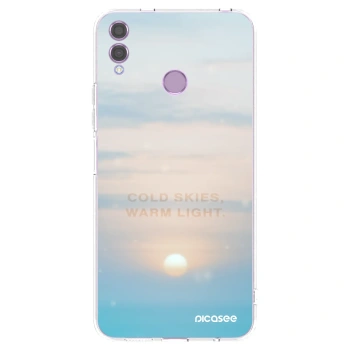Picasee husă transparentă din silicon pentru Honor 8X - COLD SKIES