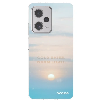 Picasee husă transparentă din silicon pentru Xiaomi Redmi Note 12 Pro+ 5G - COLD SKIES