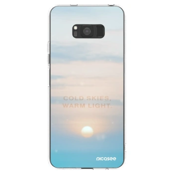 Picasee husă transparentă din silicon pentru Samsung Galaxy S8 G950F - COLD SKIES