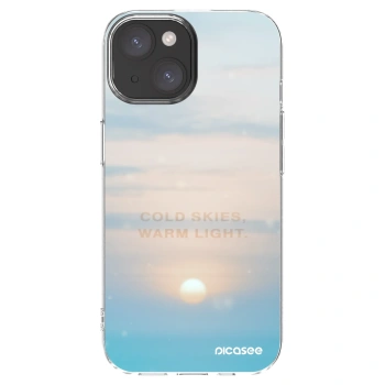 Picasee husă transparentă din silicon pentru Apple iPhone 15 - COLD SKIES