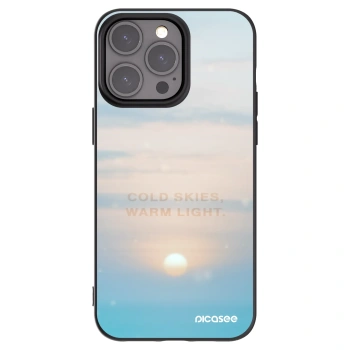 Picasee husă neagră din silicon pentru Apple iPhone 15 Pro Max - COLD SKIES