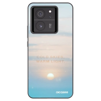 Picasee husă neagră din silicon pentru Xiaomi 13T - COLD SKIES