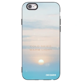 Picasee husă neagră din silicon pentru Apple iPhone 6/6S - COLD SKIES