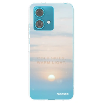 Picasee husă transparentă din silicon pentru Motorola Edge 40 Neo - COLD SKIES