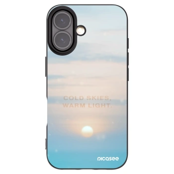 Picasee husă neagră din silicon pentru Apple iPhone 16 - COLD SKIES