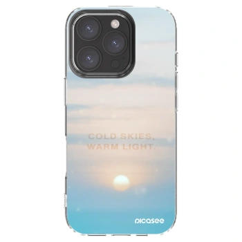 Picasee husă transparentă din silicon pentru Apple iPhone 16 Pro - COLD SKIES