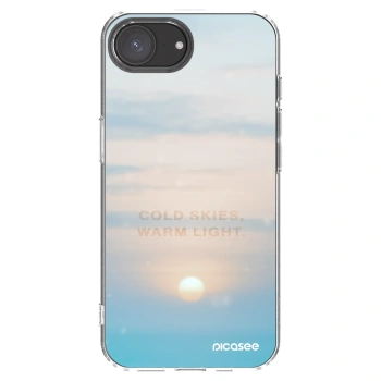 Picasee husă transparentă din silicon pentru Apple iPhone 16e - COLD SKIES