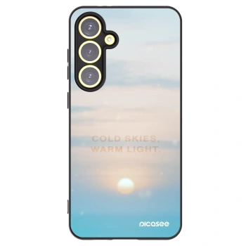 Picasee husă neagră din silicon pentru Samsung Galaxy S24 FE S721B - COLD SKIES