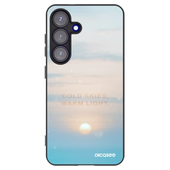 Picasee husă neagră din silicon pentru Samsung Galaxy S25 5G - COLD SKIES