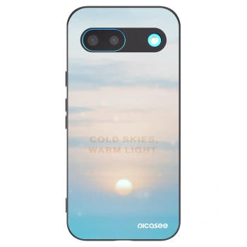 Picasee husă neagră din silicon pentru Google Pixel 8 - COLD SKIES