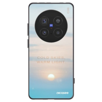 Picasee husă neagră din silicon pentru Vivo X200 Pro - COLD SKIES