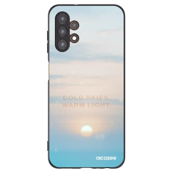 Picasee husă neagră din silicon pentru Samsung Galaxy A13 5G - COLD SKIES