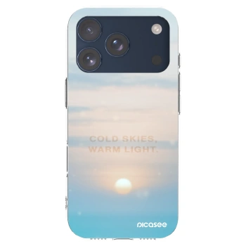 Picasee husă transparentă din silicon pentru Apple iPhone 17 Pro - COLD SKIES