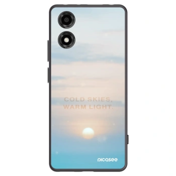 Picasee husă neagră din silicon pentru Motorola Moto E14 - COLD SKIES