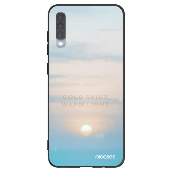 Picasee husă neagră din silicon pentru Samsung Galaxy A70 A705F - COLD SKIES