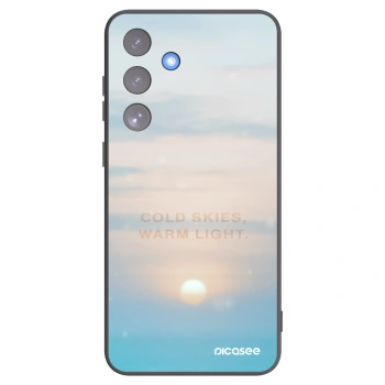 Picasee husă neagră din silicon pentru Samsung Galaxy S25 FE 5G - COLD SKIES