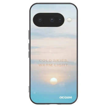 Picasee husă neagră din silicon pentru Google Pixel 10 - COLD SKIES