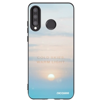 Picasee husă neagră din silicon pentru Huawei P30 Lite - COLD SKIES