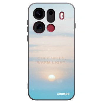 Picasee husă neagră din silicon pentru OPPO Find X9 Pro - COLD SKIES