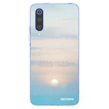 Picasee husă transparentă din silicon pentru Xiaomi Mi 9 SE - COLD SKIES