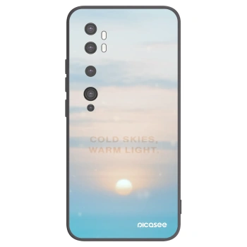 Picasee husă neagră din silicon pentru Xiaomi Mi Note 10 (Pro) - COLD SKIES