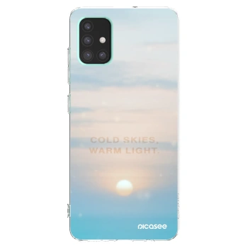 Picasee husă transparentă din silicon pentru Samsung Galaxy A51 A515F - COLD SKIES