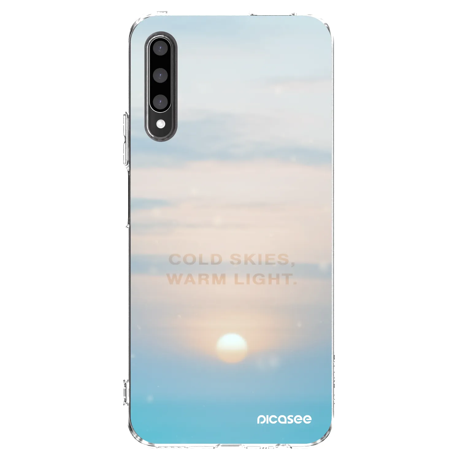 Picasee husă transparentă din silicon pentru Honor 9X Pro - COLD SKIES