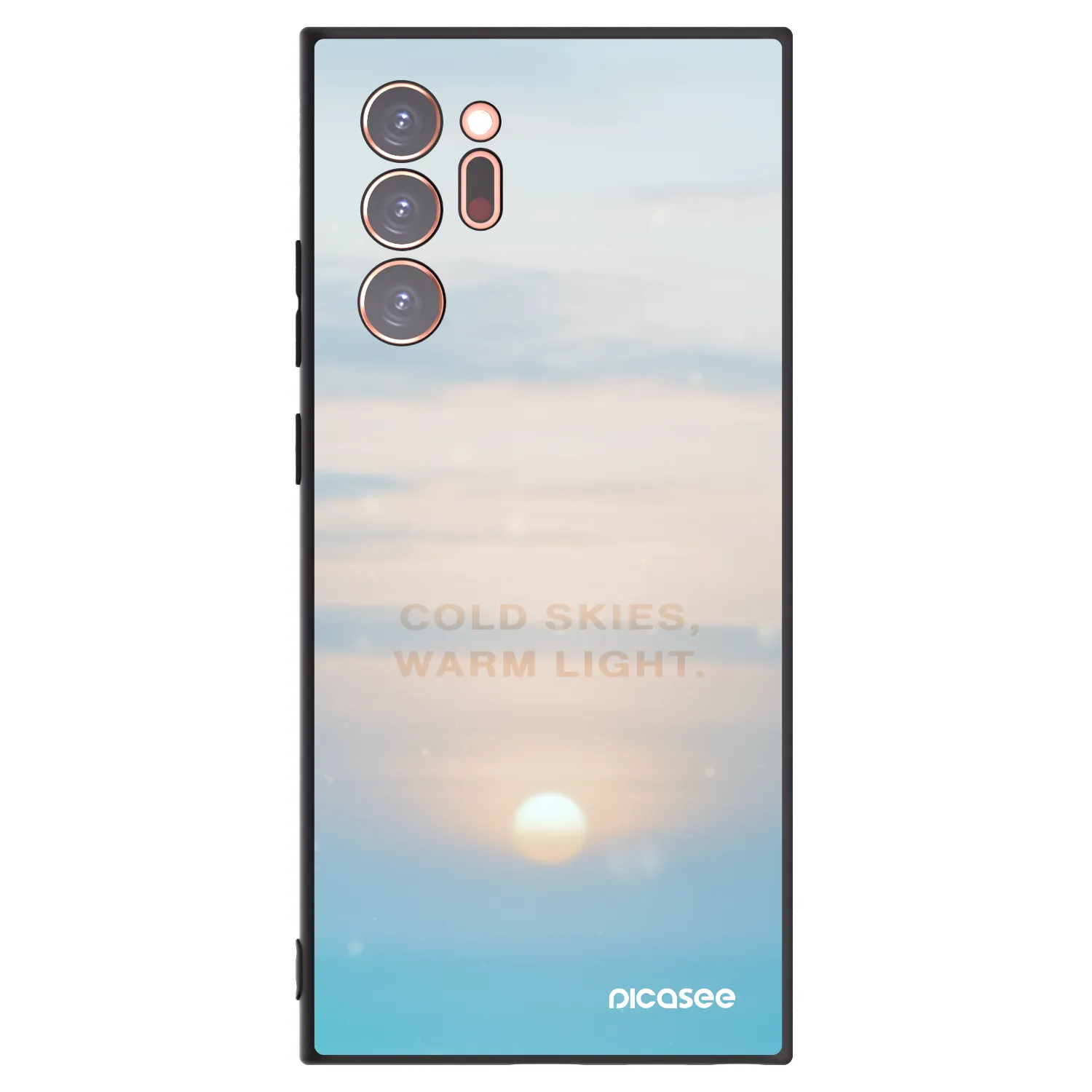 Picasee husă neagră din silicon pentru Samsung Galaxy Note 20 Ultra - COLD SKIES