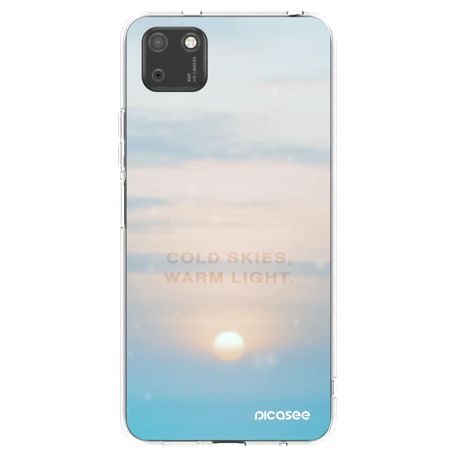 Picasee husă transparentă din silicon pentru Huawei Y5P - COLD SKIES