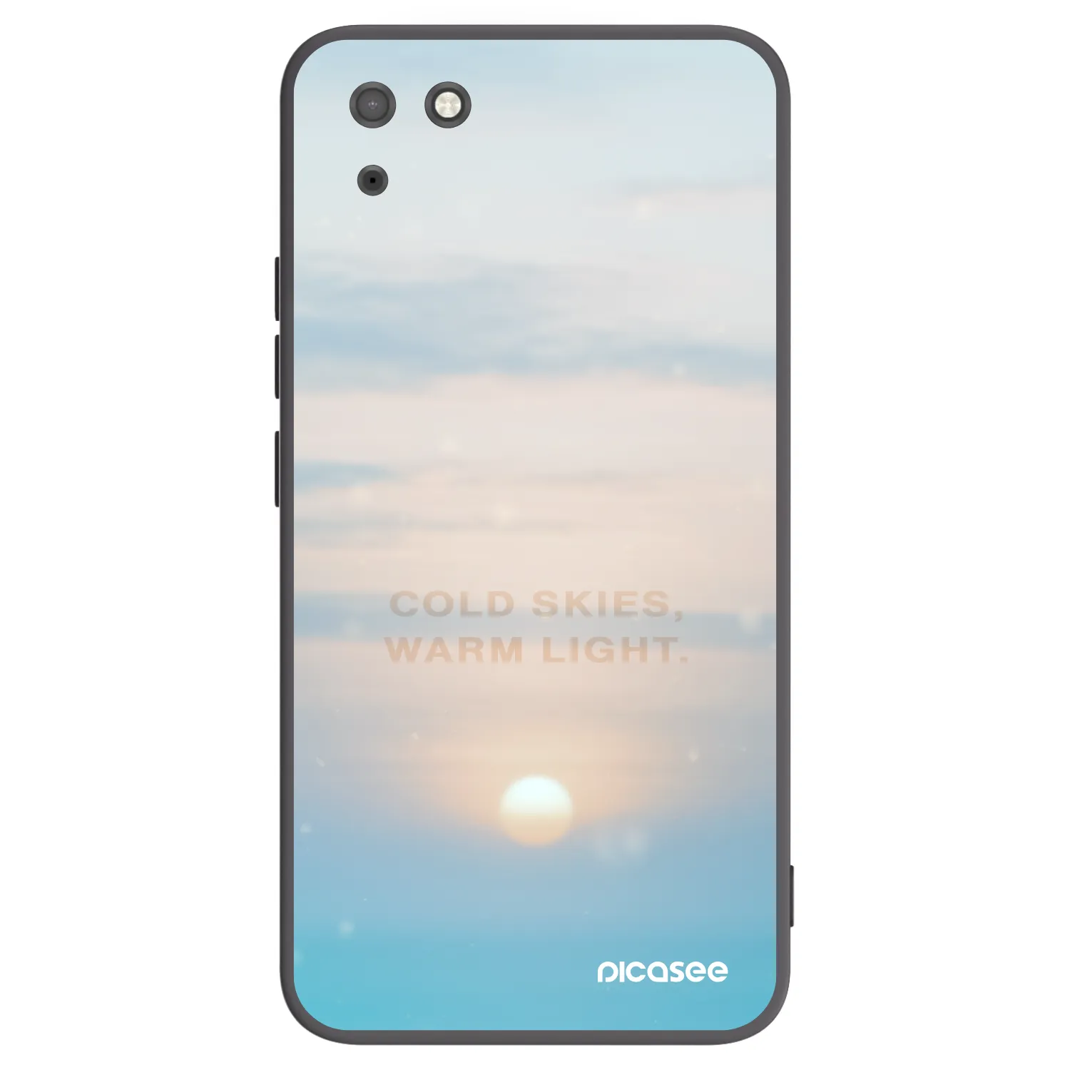 Picasee husă neagră din silicon pentru Huawei Y5P - COLD SKIES