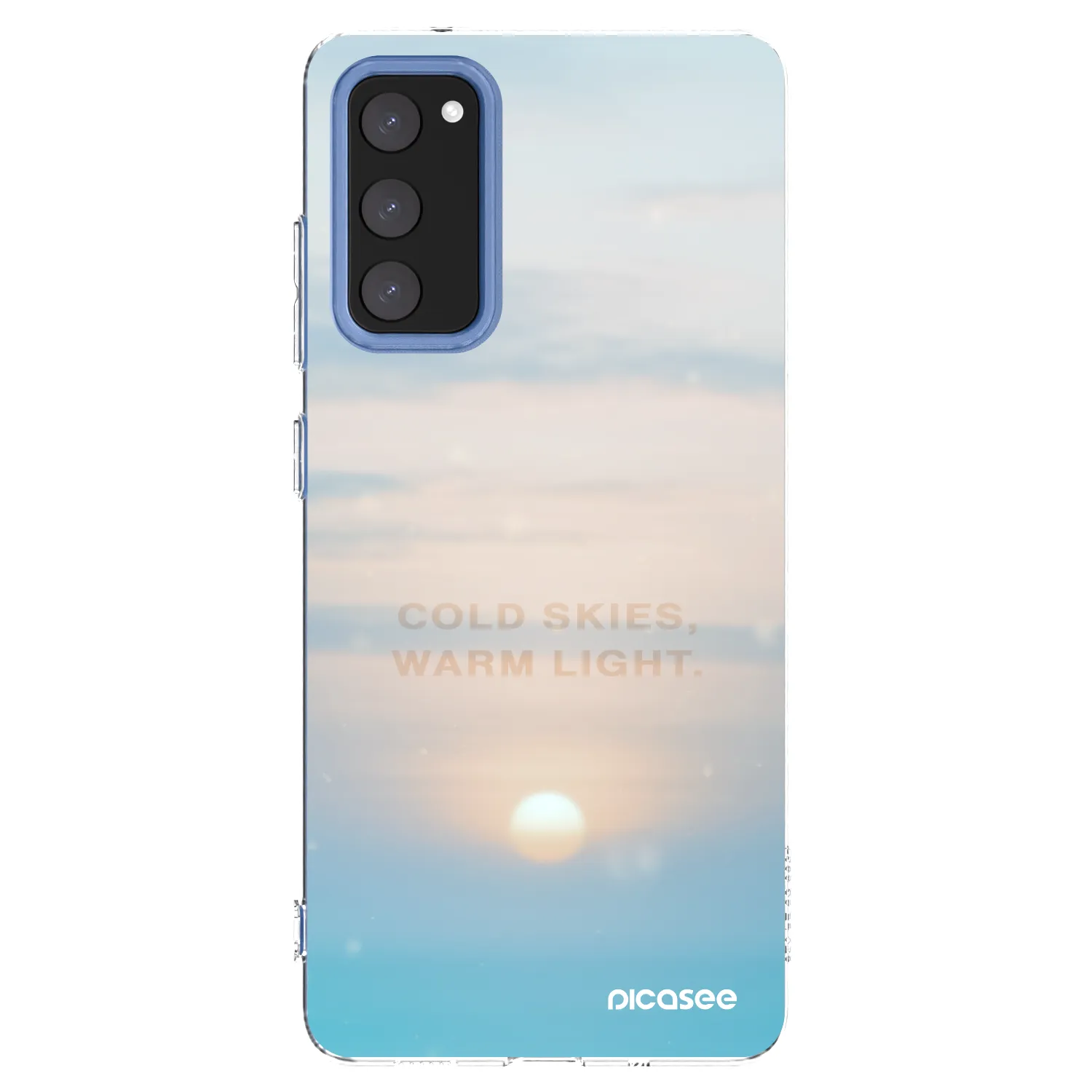 Picasee husă transparentă din silicon pentru Samsung Galaxy S20 FE - COLD SKIES