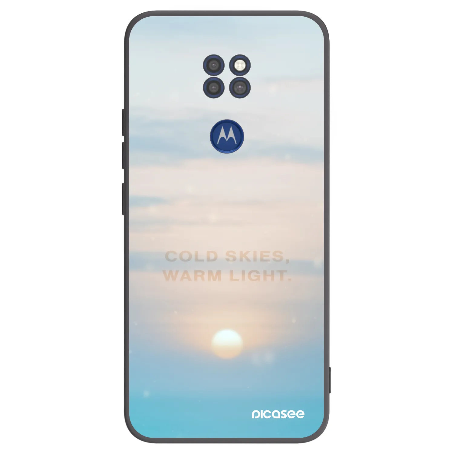 Picasee husă neagră din silicon pentru Motorola Moto G9 Play - COLD SKIES