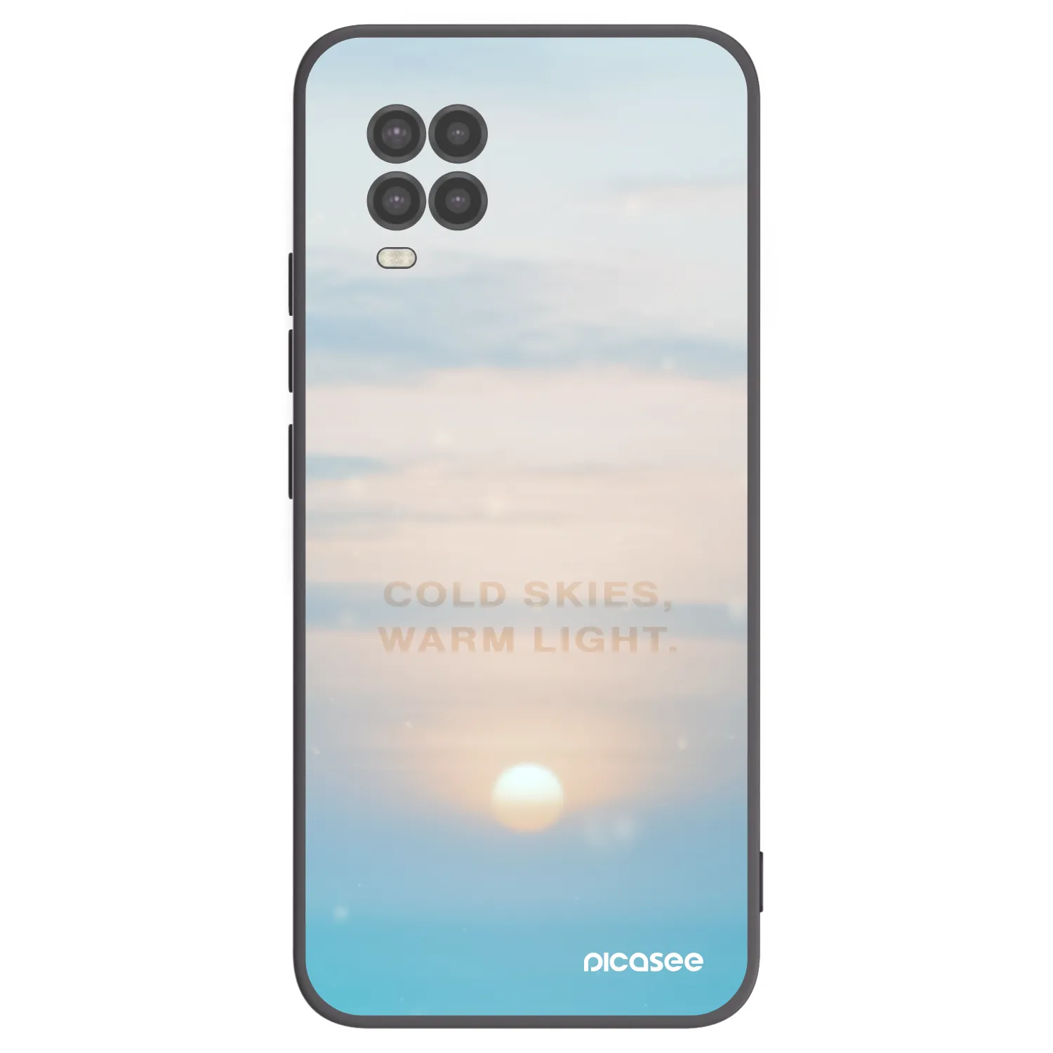 Picasee husă neagră din silicon pentru Xiaomi Mi 10 Lite - COLD SKIES