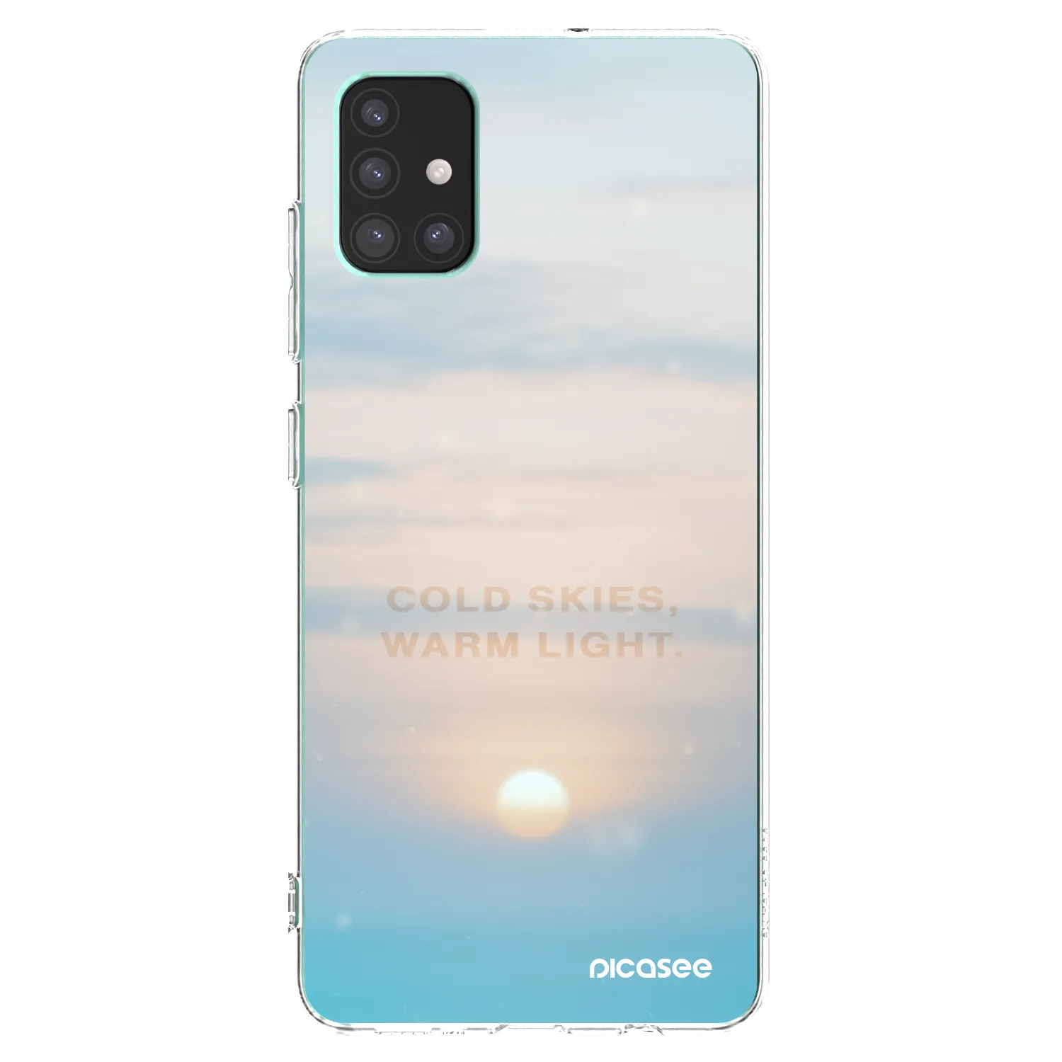 Picasee husă transparentă din silicon pentru Samsung Galaxy M51 M515F - COLD SKIES