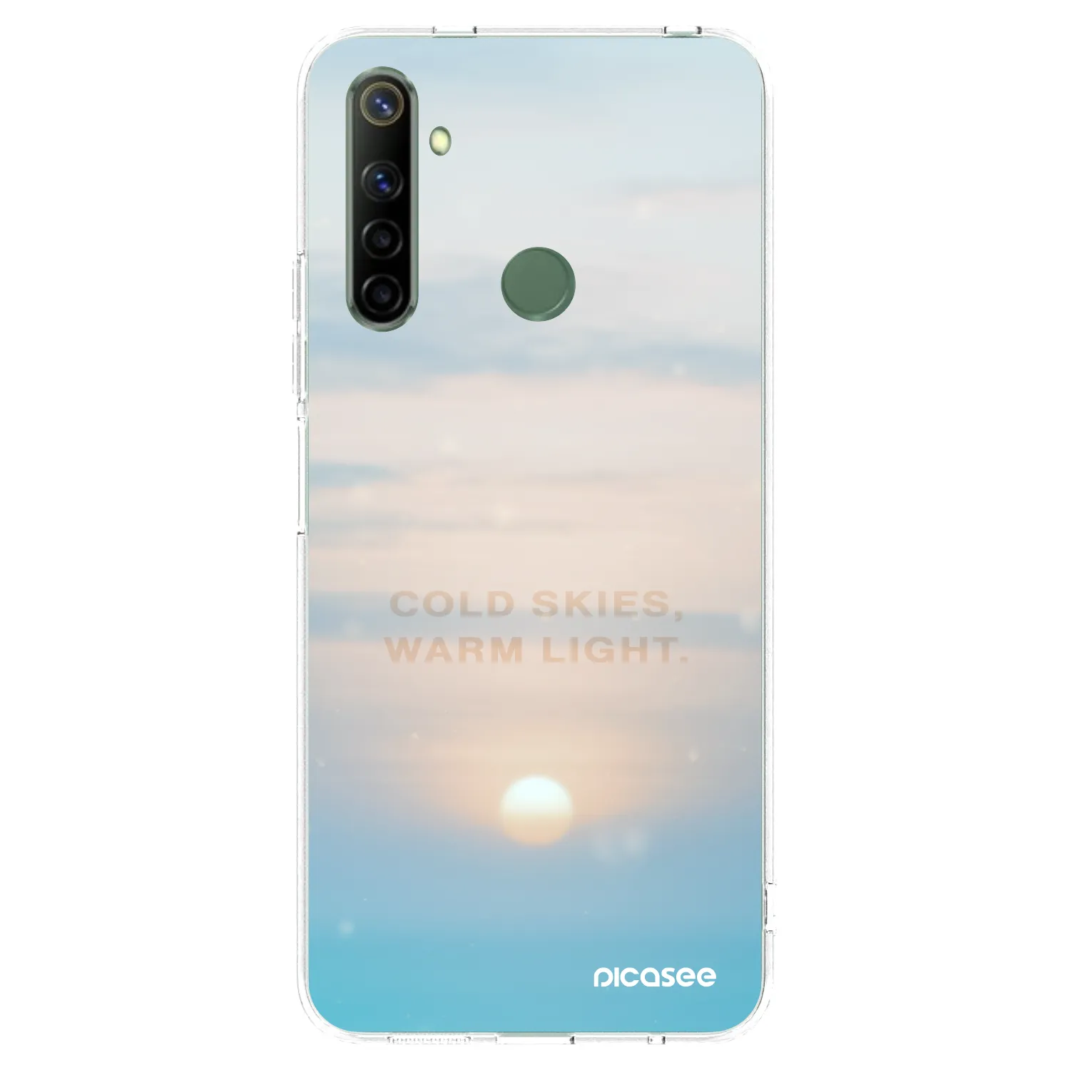 Picasee husă transparentă din silicon pentru Realme 6i - COLD SKIES
