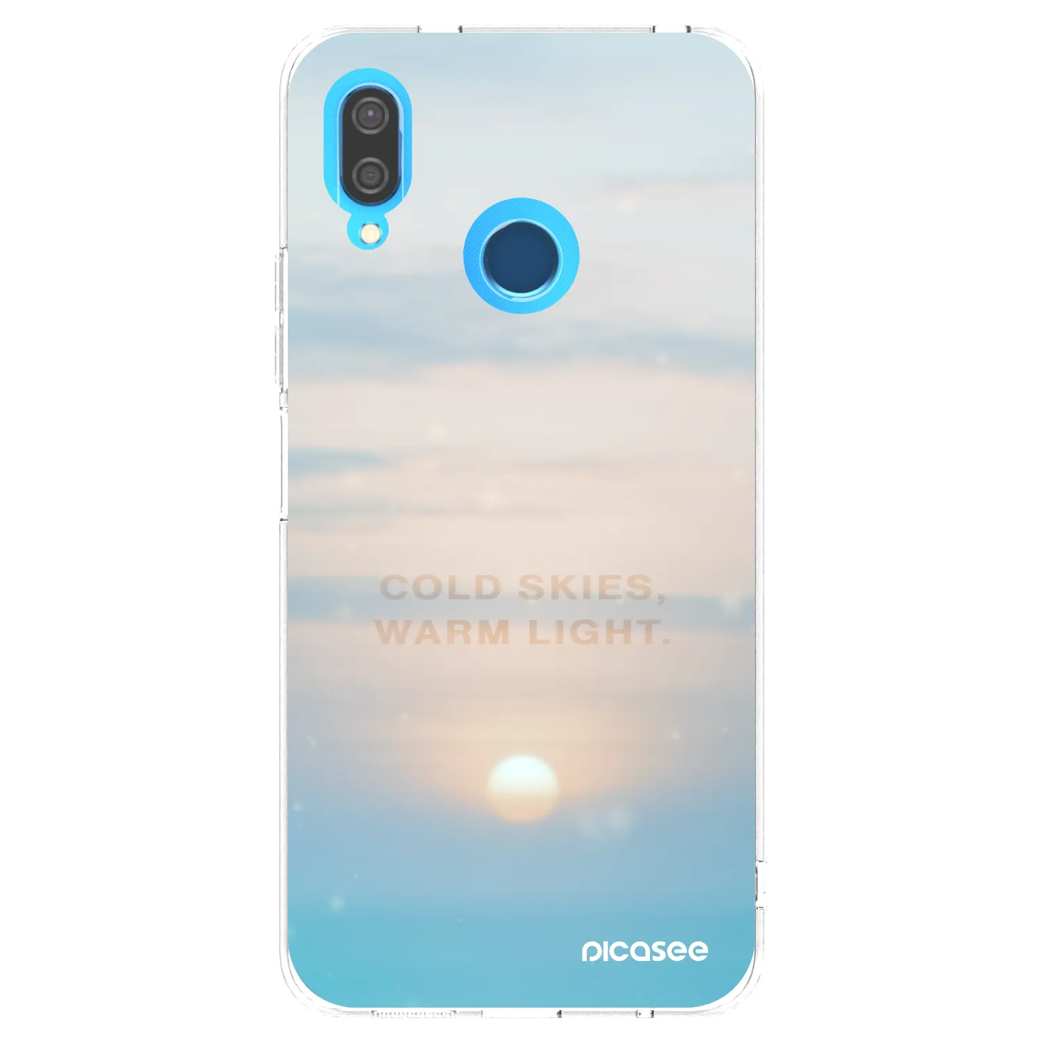 Picasee husă transparentă din silicon pentru Huawei P20 Lite - COLD SKIES