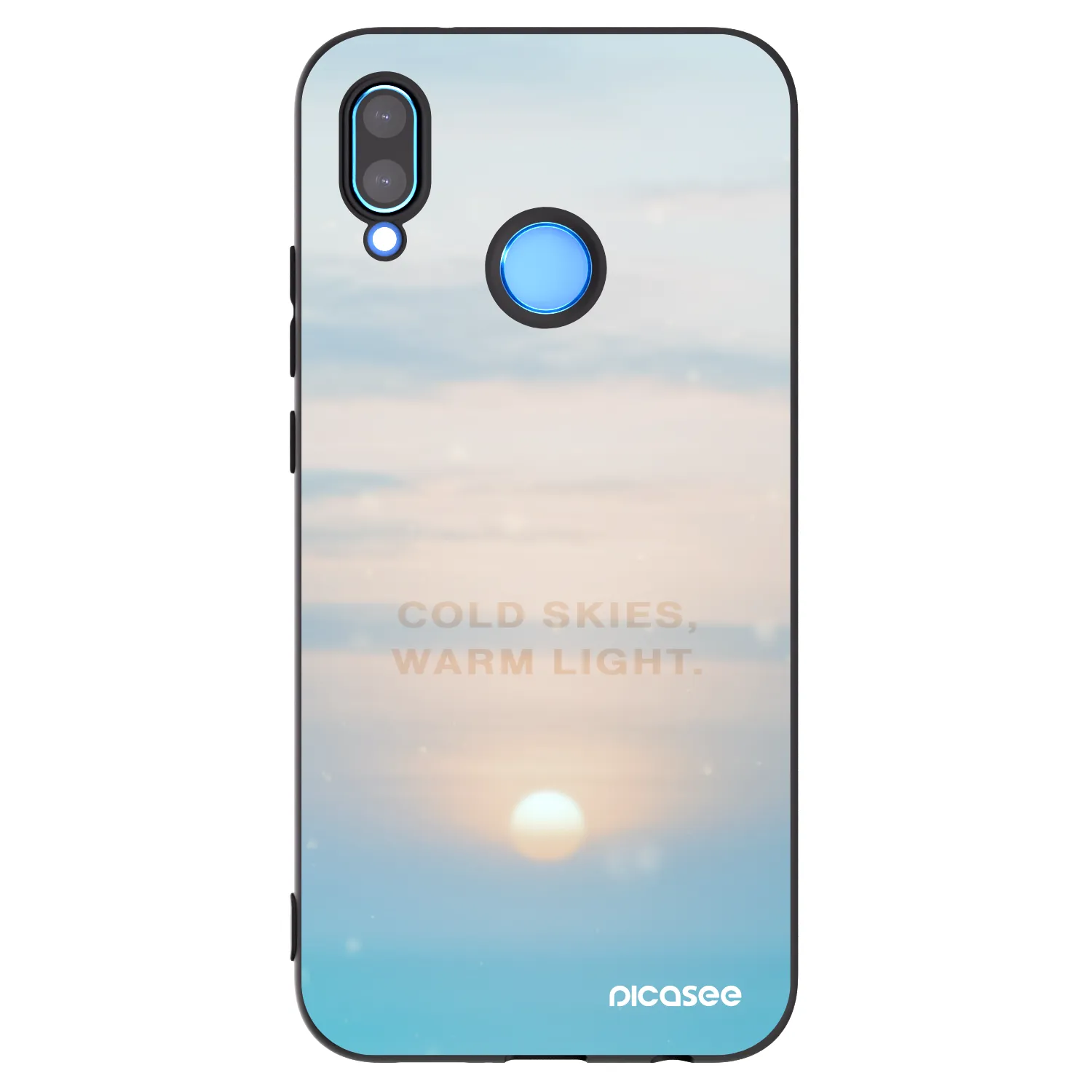 Picasee husă neagră din silicon pentru Huawei Mate 40 Pro - COLD SKIES