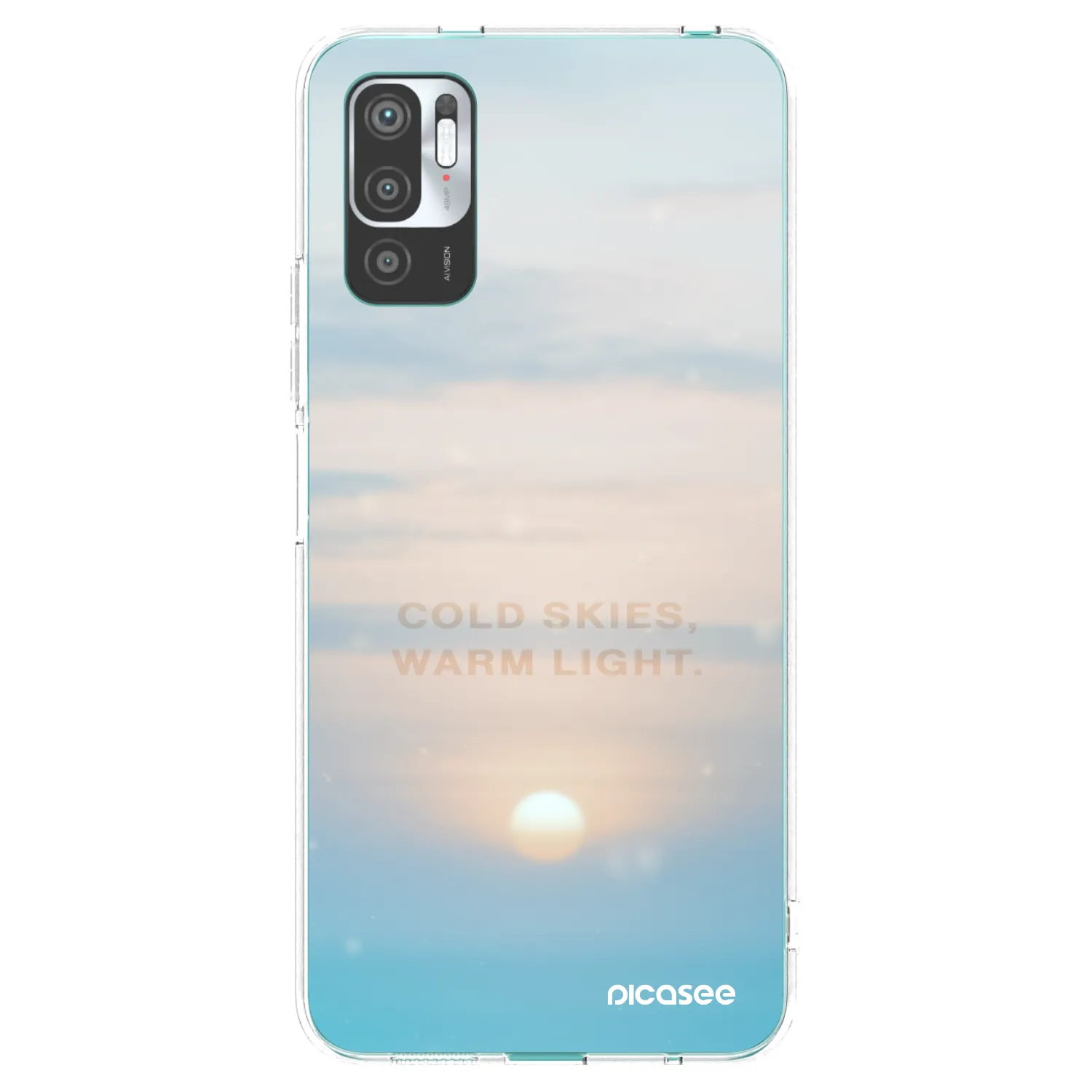 Picasee husă transparentă din silicon pentru Xiaomi Redmi Note 10 5G - COLD SKIES