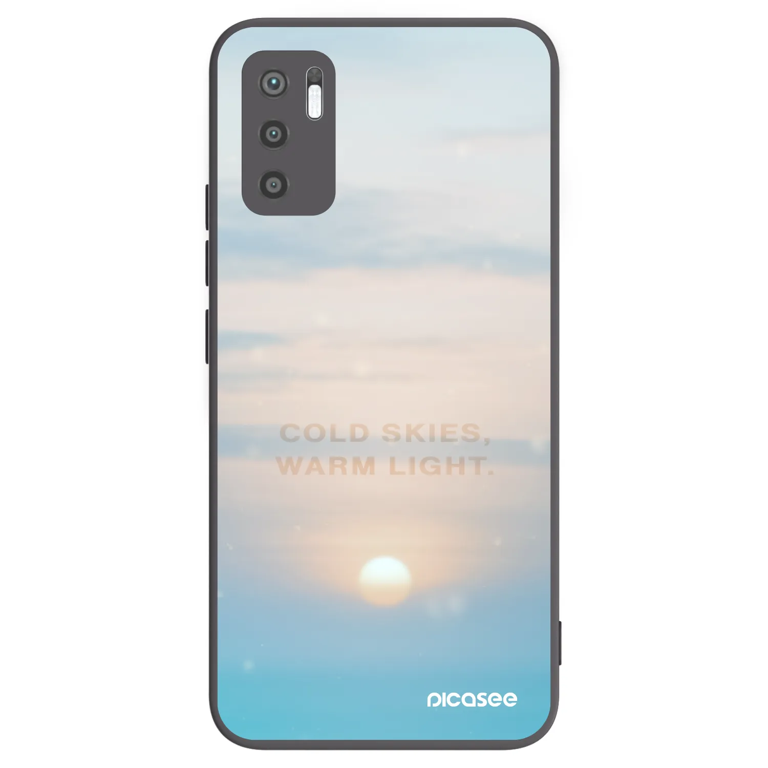 Picasee husă neagră din silicon pentru Xiaomi Redmi Note 10 5G - COLD SKIES