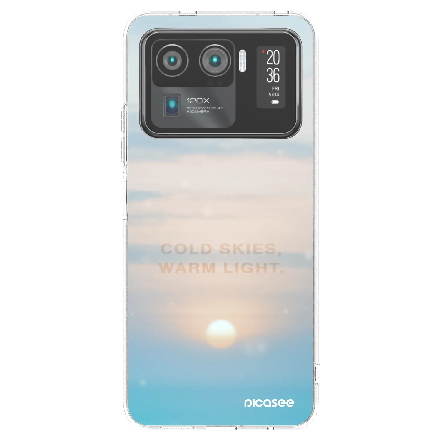 Picasee husă transparentă din silicon pentru Xiaomi Mi 11 Ultra - COLD SKIES