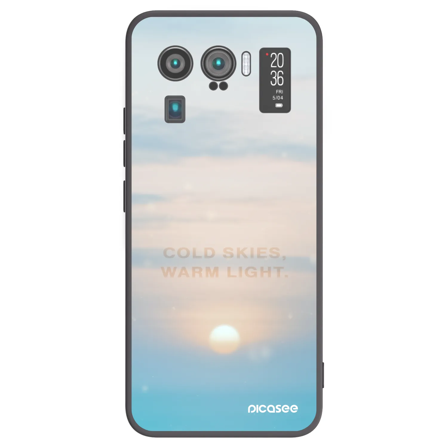 Picasee husă neagră din silicon pentru Xiaomi Mi 11 Ultra - COLD SKIES