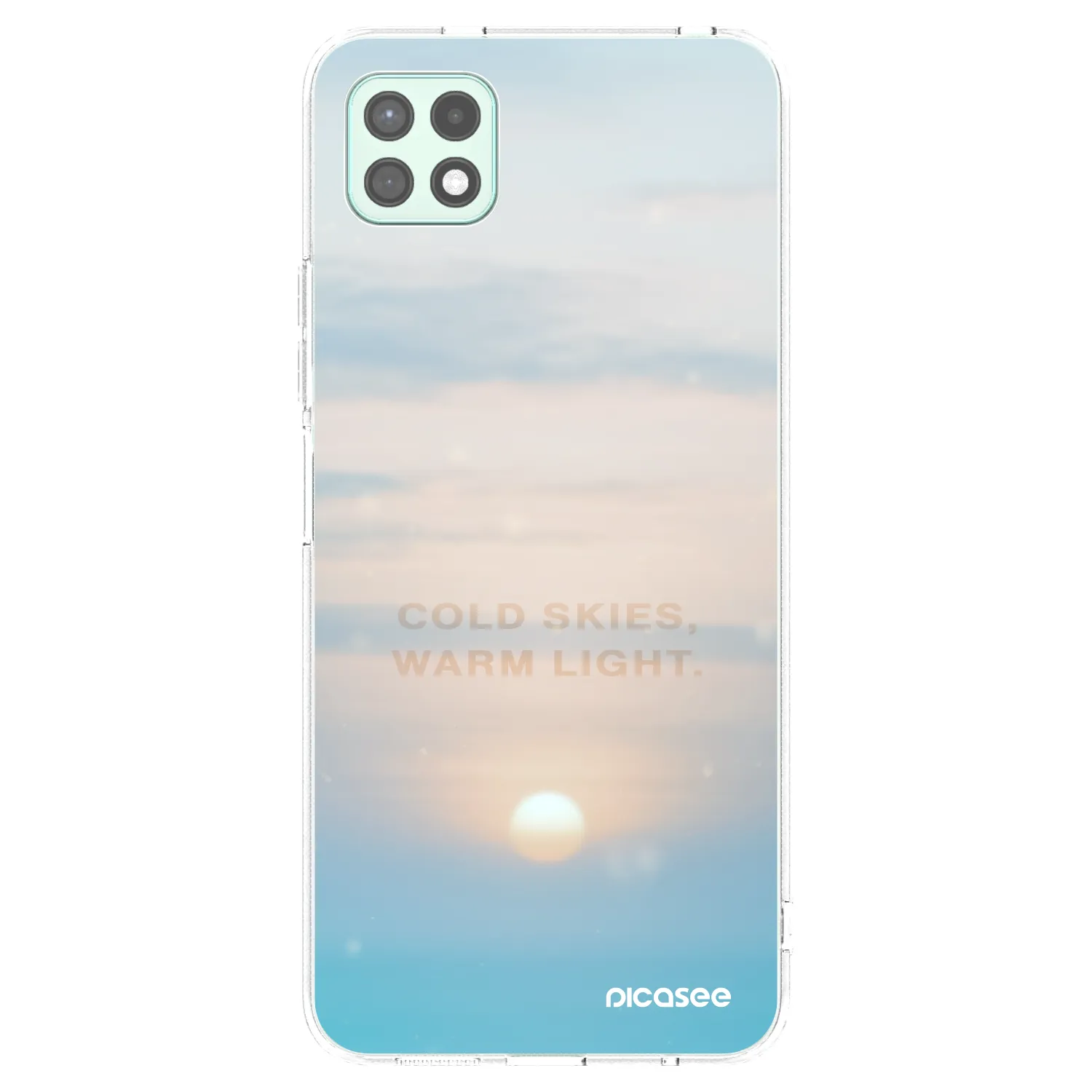 Picasee husă transparentă din silicon pentru Samsung Galaxy A22 A226B 5G - COLD SKIES