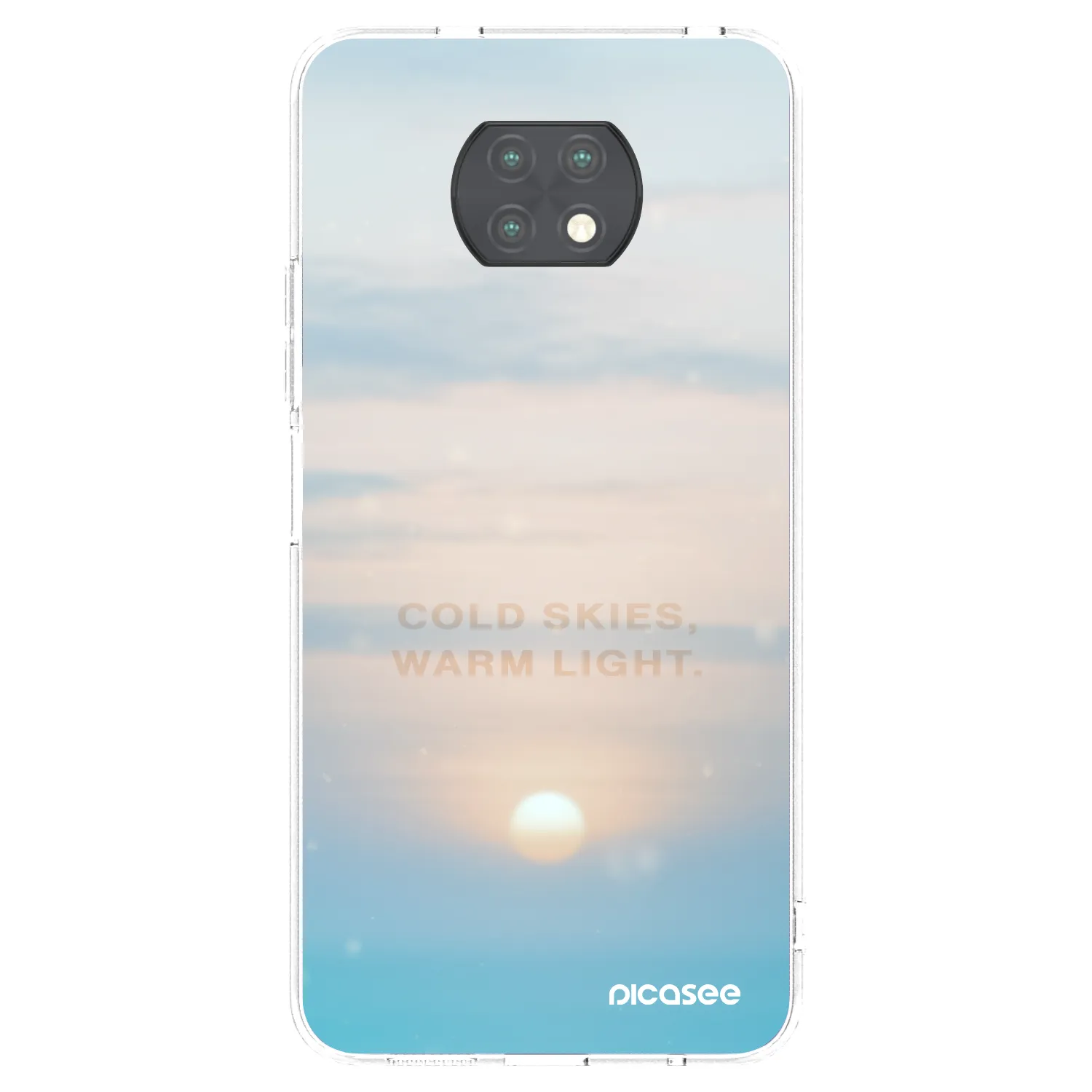 Picasee husă transparentă din silicon pentru Xiaomi Redmi Note 9T - COLD SKIES