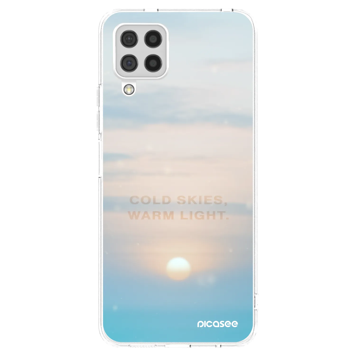 Picasee husă transparentă din silicon pentru Samsung Galaxy A22 A225F 4G - COLD SKIES